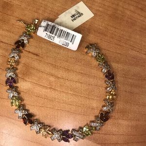 NWT 18k Gold Over Sterling Silver Bracelet